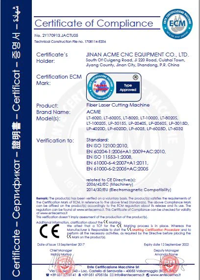 CE certificate