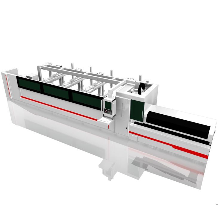 Full Cover Automatic Bundle Loading Fiber Laser Pipe Cutting Machine