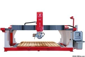 4 Axis CNC Granite Engraver with Cutting Saw and Tool Change Router