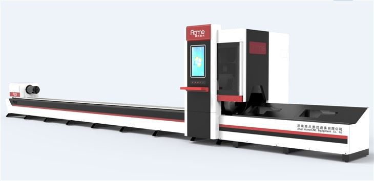 ACME 500 MM Diameter Chuck Fiber Laser Metal Tube Cutting Machine