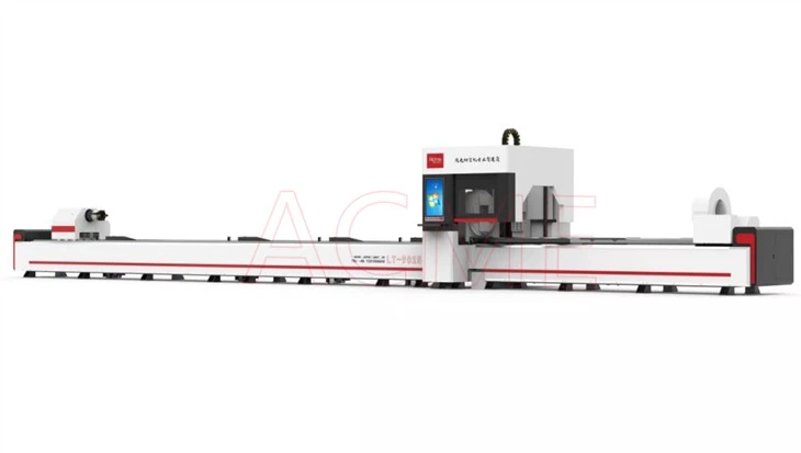 0 Tailing 3 Chucks Tube Laser Cutting Machine